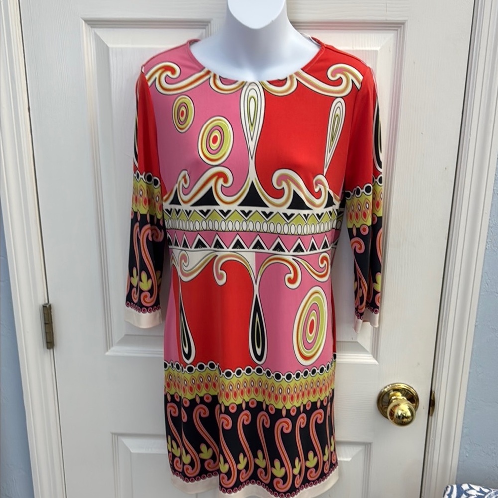 Boston Proper Gorgeous Patterned Dress 6